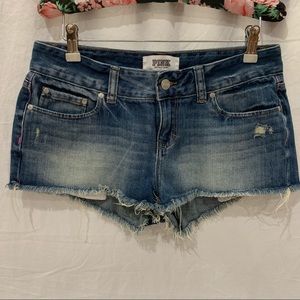 PINK Victoria’s Secret Cut off Denim Shorts SZ 6